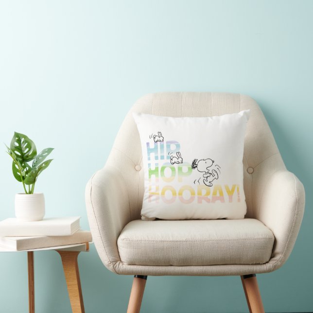 Snoopy Hip Hop Hooray Easter Cushion (Chair)