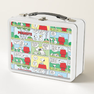 Snoopy & His Brothers Andy & Olaf Metal Lunch Box