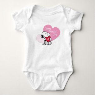 Snoopy Hugs & Kisses Baby Bodysuit