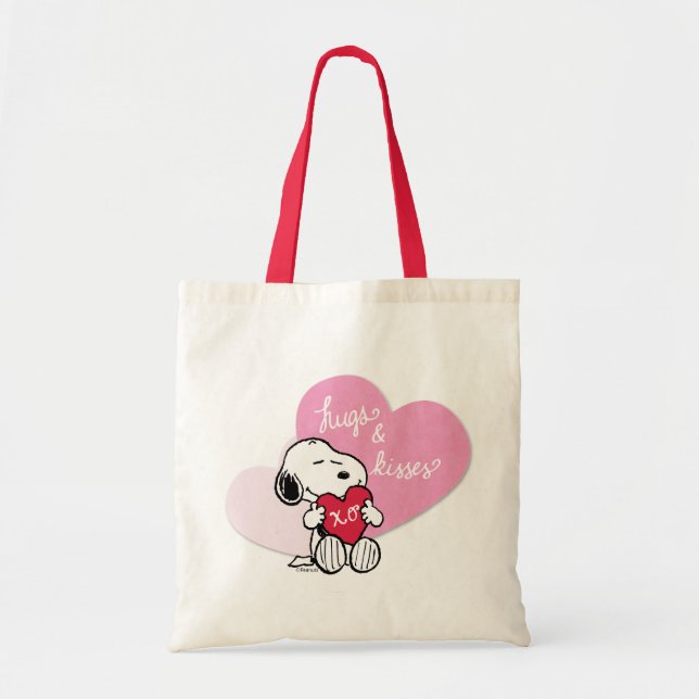 Snoopy Hugs & Kisses Tote Bag (Front)