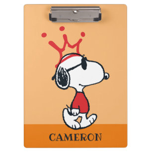 Snoopy - Joe Cool Crown Clipboard