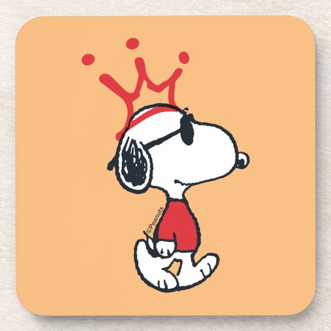Snoopy - Joe Cool Crown Coaster (Front)