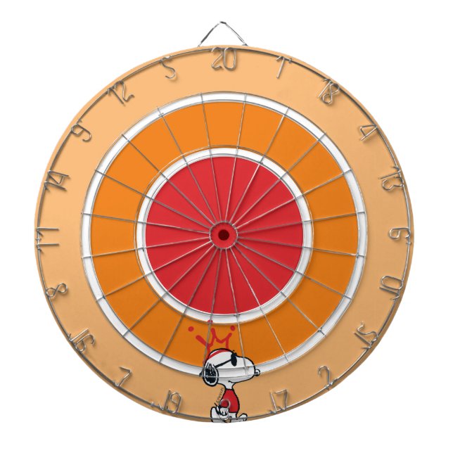 Snoopy - Joe Cool Crown Dartboard (Front)