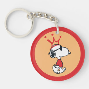 Snoopy - Joe Cool Crown Key Ring