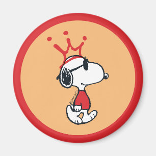 Snoopy - Joe Cool Crown Magnet