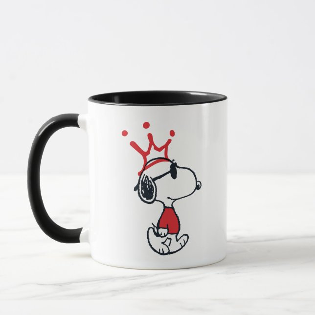 Snoopy - Joe Cool Crown Mug (Left)