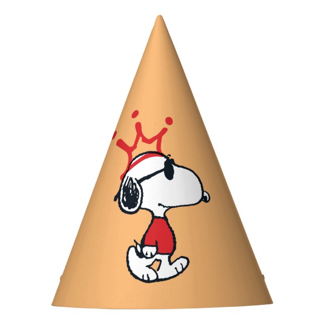 Snoopy - Joe Cool Crown Party Hat (Front)