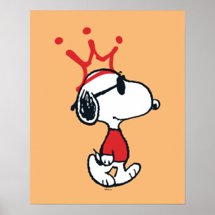 Snoopy - Joe Cool Crown Poster