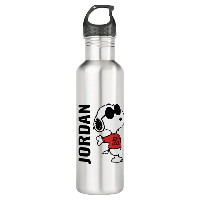Snoopy "Joe Cool" Standing 710 Ml Water Bottle (Front)