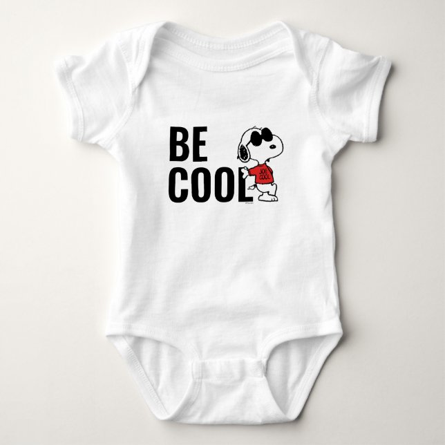 Snoopy "Joe Cool" Standing Baby Bodysuit (Front)