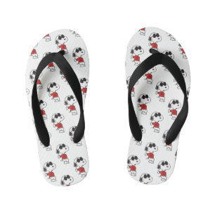 Snoopy "Joe Cool" Standing Kid's Flip Flops