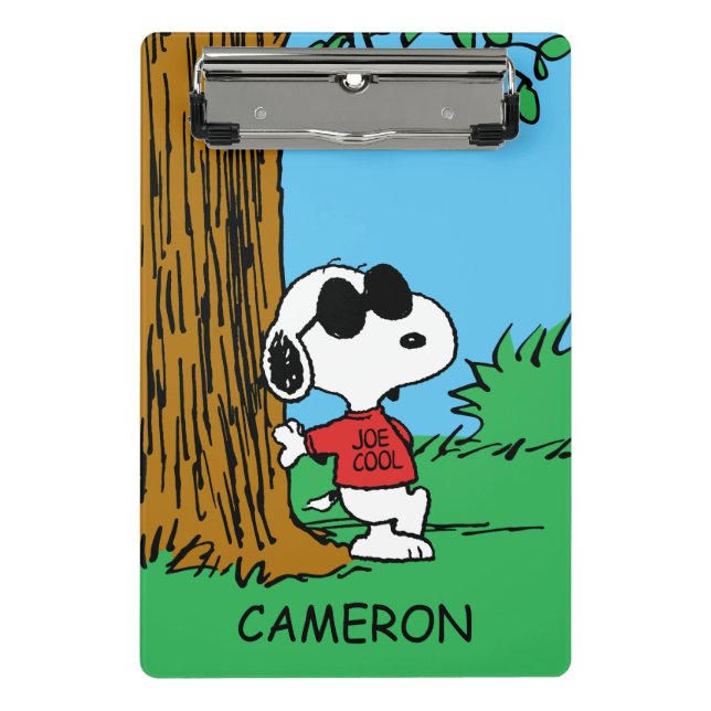 Snoopy "Joe Cool" Standing Mini Clipboard (Front)