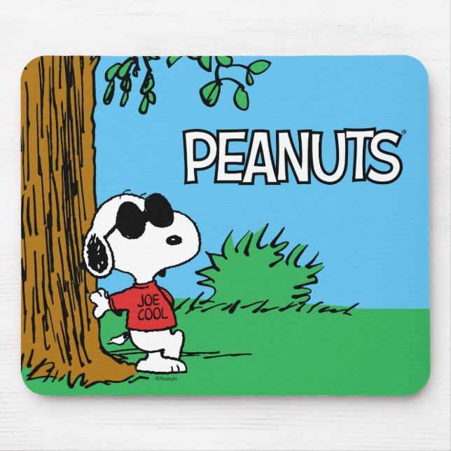 Snoopy "Joe Cool" Standing Mouse Mat (Front)