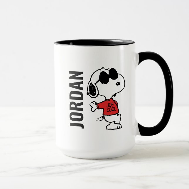 Snoopy "Joe Cool" Standing Mug (Right)