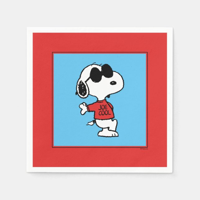 Snoopy "Joe Cool" Standing Napkin (Front)