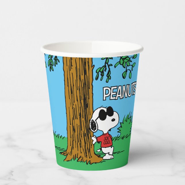 Snoopy "Joe Cool" Standing Paper Cups (Left)