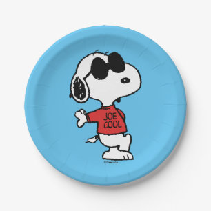 Snoopy "Joe Cool" Standing Paper Plate
