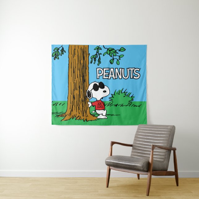 Snoopy "Joe Cool" Standing Tapestry (In Situ (Horizontal))