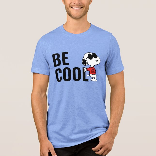 Snoopy "Joe Cool" Standing Tri-Blend Shirt (Front)