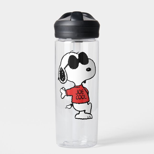 Snoopy "Joe Cool" Standing Water Bottle (Front)