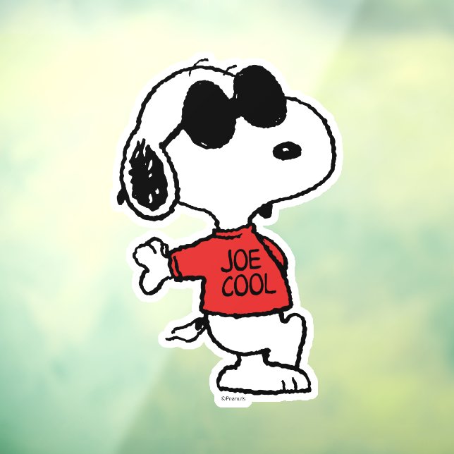 Snoopy "Joe Cool" Standing Window Cling (Sheet 3)