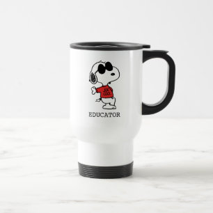 Snoopy "Joe Cool" Teacher Travel Mug