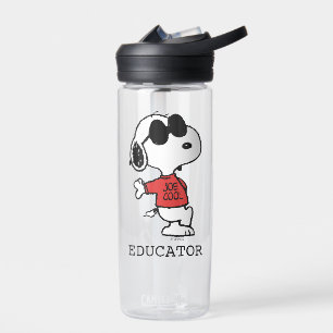 Snoopy "Joe Cool" Teacher Water Bottle