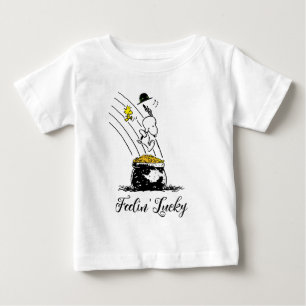 Snoopy Jumping into Pot of Gold Baby T-Shirt