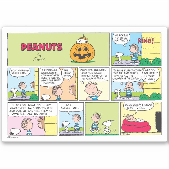 Snoopy & Linus | The Great Pumpkin News (Front)
