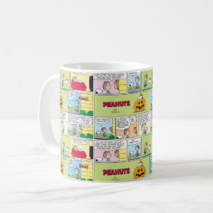 Snoopy & Linus The Great Pumpkin News Coffee Mug