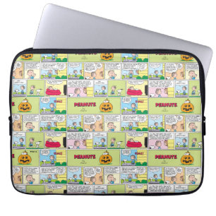 Snoopy & Linus   The Great Pumpkin News Laptop Sleeve