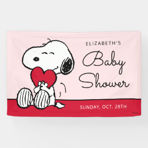 Snoopy   Little Sweetheart Baby Shower Banner