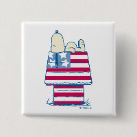 Snoopy on 4th of July Dog House