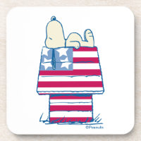 Snoopy on 4th of July Dog House