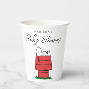 Snoopy Peanuts Baby Shower Paper Cups