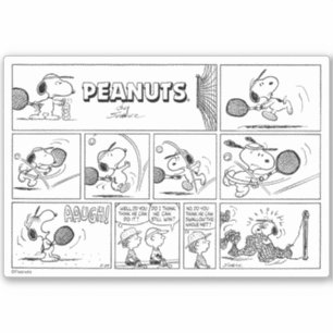 Snoopy Plays Tennis