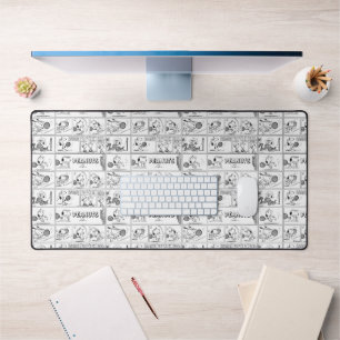 Snoopy Plays Tennis Desk Mat