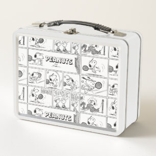 Snoopy Plays Tennis Metal Lunch Box