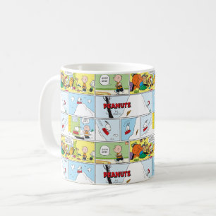 Snoopy Sled Riding Food Dish Coffee Mug