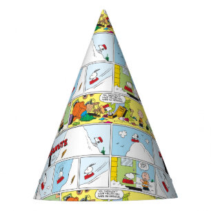 Snoopy Sled Riding Food Dish Party Hat