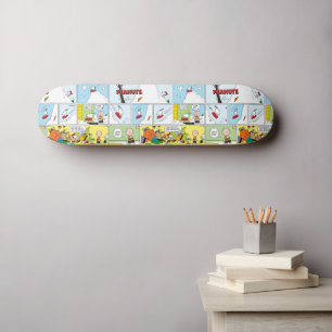 Snoopy Sled Riding Food Dish Skateboard