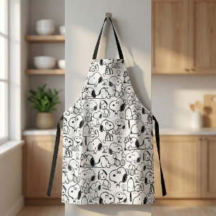 Snoopy Smile Giggle Laugh Pattern Apron