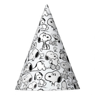 Snoopy Smile Giggle Laugh Pattern Party Hat