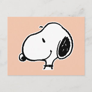 Snoopy Smile Giggle Laugh Pattern Postcard