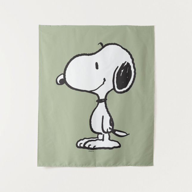 Snoopy Smile Giggle Laugh Tapestry (Front)