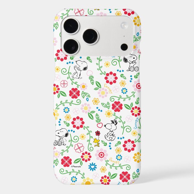 Snoopy So Sweet Flower Pattern (Back)