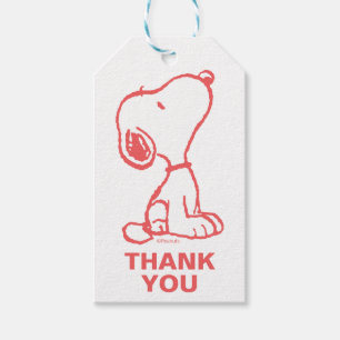 Snoopy So Sweet Flower Pattern Gift Tags