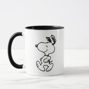 Snoopy So Sweet Flower Pattern Mug