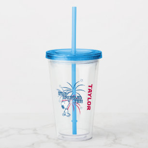 Snoopy Star Spangled Fun Acrylic Tumbler