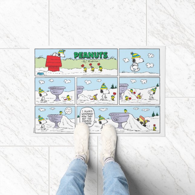 Snoopy & The Zamboni Crew Doormat (Indoor)